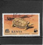 Kenia schildpad, Ophalen of Verzenden, Overige landen, Gestempeld