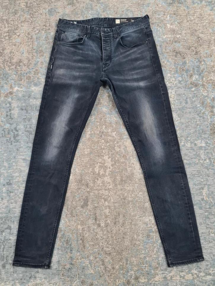 Chasin EGO ESKO W32 L34 Slim STRETCH Bronno3234 Grijs, Kleding | Heren, Spijkerbroeken en Jeans, Zo goed als nieuw, W32 (confectie 46) of kleiner