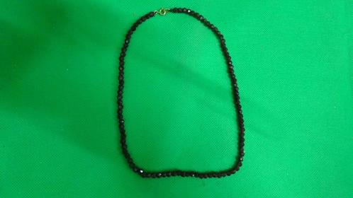 Ketting 42 cm. - Granaat - 14K, Sieraden, Tassen en Uiterlijk, Kettingen, Zo goed als nieuw, Goud, Ophalen of Verzenden