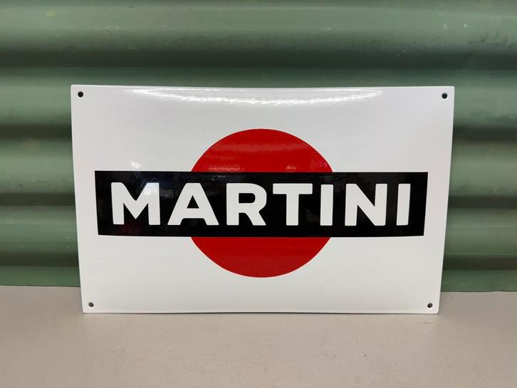 Emaille reclamebord martini, Verzamelen, Merken en Reclamevoorwerpen, Nieuw, Reclamebord, Ophalen of Verzenden
