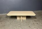 Vintage travertin salontafel mid century, Ophalen, Overige materialen, Gebruikt, 50 tot 100 cm