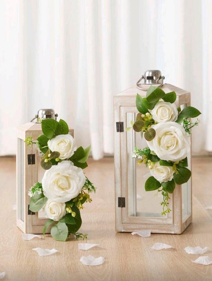 8 Bloemstukjes voor bruiloft feest te huur of te koop, Huis en Inrichting, Woonaccessoires | Zuilen en Pilaren, Zo goed als nieuw