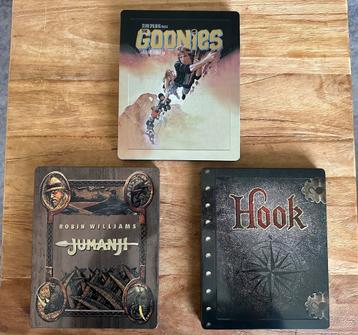 Steelbook blu-rays / The Goonies - Hook - Jumanji beschikbaar voor biedingen