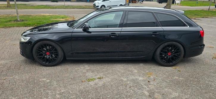 Audi A6 3.0 TDI 150KW Avant AUT 2012 Zwart, Auto's, Audi, Particulier, A6, ABS, Adaptieve lichten, Adaptive Cruise Control, Airbags