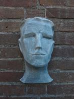 Man hoofd masker wanddecoratie betonnen beeld tuinbeeld, Ophalen of Verzenden, Nieuw