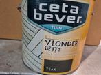 cetabever vlonderbeits teak, Minder dan 5 liter, Ophalen of Verzenden, Nieuw, Verf