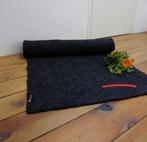 Meditatiemat-Zwart-Yoga-Mat-Meditatie-Wol-Grijs-Antraciet-Ne, Ophalen of Verzenden, Nieuw, Yogamat