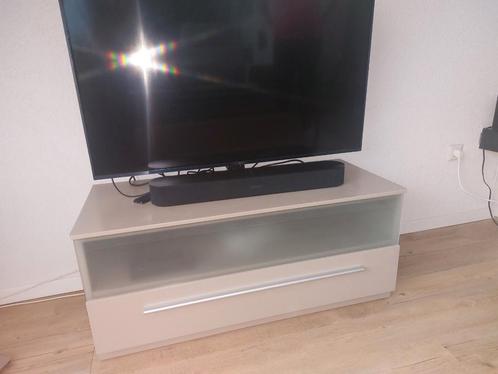 TV Meubel strak design, Huis en Inrichting, Kasten | Televisiemeubels, Zo goed als nieuw, Minder dan 100 cm, 25 tot 50 cm, Glas