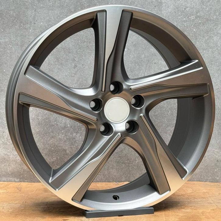 NIEUW 18" Black Edition velgen 5x108 Pastop Volvo R Design, Auto-onderdelen, Banden en Velgen, Velg(en), 18 inch, Personenwagen