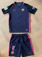 FC Barcelona broekje en shirtje met n 9 Iniesta maat 147-158, Maat XS of kleiner, Ophalen, Zo goed als nieuw, Shirt
