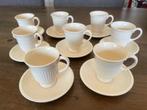 8 Koffiekop en schotel van Wedgwood Edme, Ophalen of Verzenden, Zo goed als nieuw, Wedgwood, Kop(pen) en/of Schotel(s)