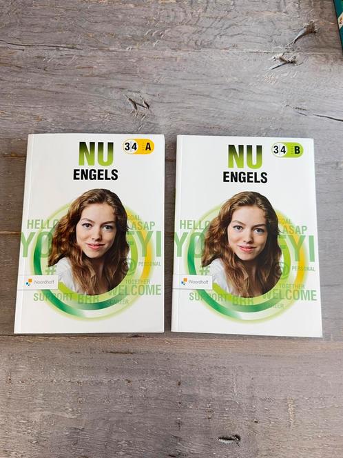 NU Engels - 3-4 deel A & B, Boeken, Schoolboeken, Zo goed als nieuw, Engels, Overige niveaus, Ophalen of Verzenden