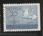 Zweden 1956 - Griekse Ruiter, Postzegels en Munten, Postzegels | Europa | Scandinavië, Zweden, Ophalen, Gestempeld