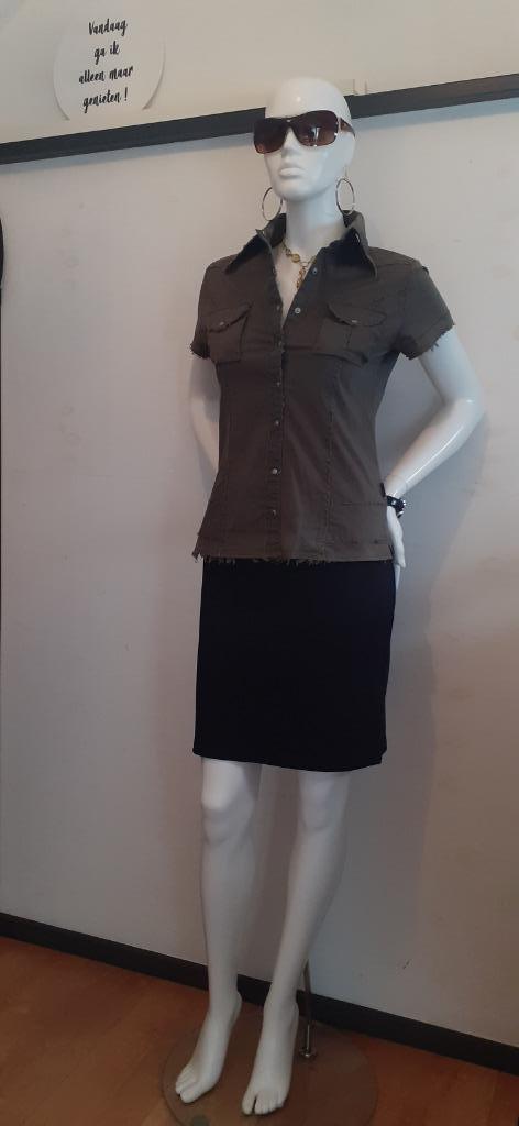 Blouse legergroen van Watcher SPS Superstar maat M Nieuw !, Kleding | Dames, Blouses en Tunieken, Nieuw, Maat 38/40 (M), Groen