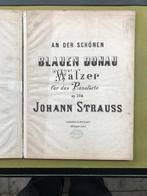 Johann Strauss - An der schönen blauen Donau, Muziek en Instrumenten, Gebruikt, Klassiek, Piano, Ophalen of Verzenden