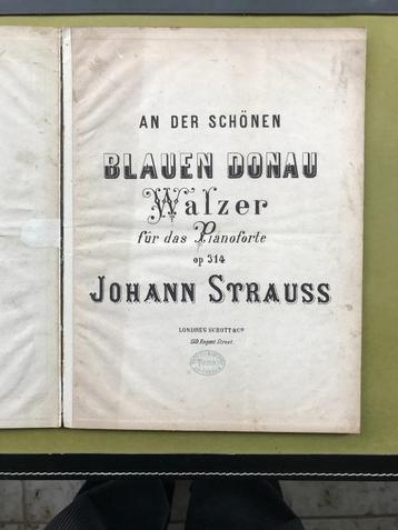 Johann Strauss - An der schönen blauen Donau beschikbaar voor biedingen