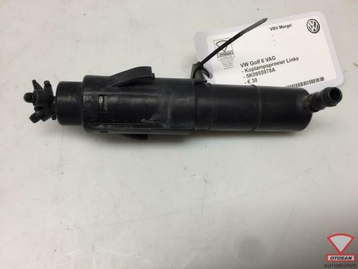 vw golf 6 koplampsproeier links 5k0955978a, Auto-onderdelen, Verlichting, Volkswagen, Gebruikt, Ophalen of Verzenden