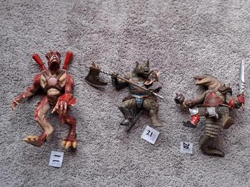 DUAL MASTER EVIL WIZARD en FANTASY PAPO Krokodil Neushoorn beschikbaar voor biedingen