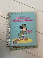 5 Mickey Mouse gouden boekje vintage golden book walt Disney, Verzenden, Gebruikt