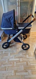 Dubatti One Navy met uitbreidingen, Kinderen en Baby's, Kinderwagens en Combinaties, Gebruikt, Verstelbare duwstang, Combiwagen