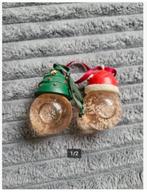 2 kerstbal sneeuwbollen, Diversen, Kerst, Onbekend, Ophalen of Verzenden, Zo goed als nieuw, Onbekend