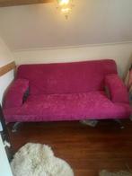 2-PERSOONS DIEP ROZE/FUCHSIA SLAAPBANK Z.G.A.N., Huis en Inrichting, Ophalen, Overige kleuren, Tweepersoons, 140 cm