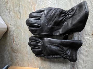 Dames zwarte motor handschoenen maat M  beschikbaar voor biedingen