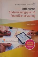 Introductie ondernemingsplan & financiele besturing, Ophalen of Verzenden, Zo goed als nieuw, A.W.W. Heezen