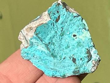 Mallacolla - Chrysocolla met Malachiet mineralen beschikbaar voor biedingen