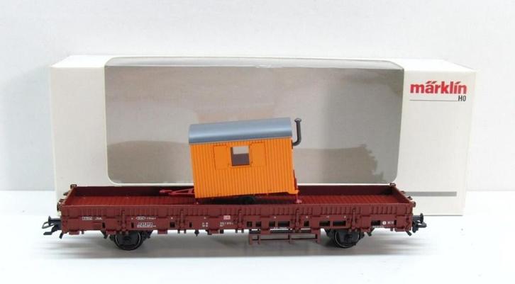 Marklin H0 00753-16 - Rongenwagen met Wiking schaftkeet ovp, Hobby en Vrije tijd, Modeltreinen | H0, Nieuw, Wagon, Wisselstroom