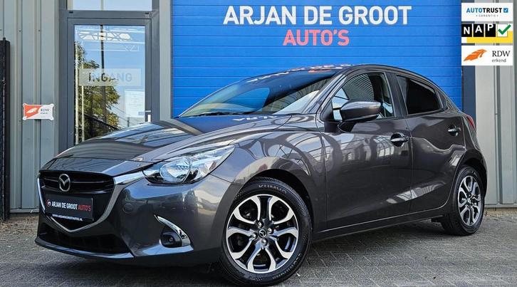 Mazda 2 1.5 Skyactiv-G 90PK AUTOMAAT Navi Cruise Clima Pdc D, Auto's, Mazda, Bedrijf, Te koop, ABS, Airbags, Airconditioning, Boordcomputer