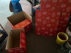 Aangeboden 11 nieuwe kerstdozen, Doe-het-zelf en Verbouw, Kratten en Dozen, Doos, Minder dan 50 cm, Ophalen of Verzenden, Minder dan 40 cm