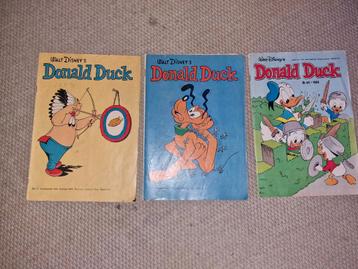 3 Oude Donald Ducks - 1973 & 1984 - Goede Staat! beschikbaar voor biedingen