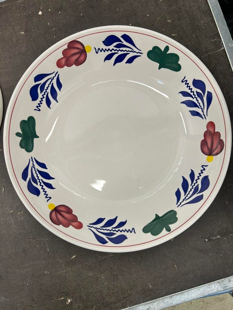 Grote boerenbont XXL rijstschaal by Boch, Huis en Inrichting, Keuken | Servies, Div, Ophalen of Verzenden, Div, Aardewerk