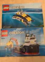 Lego boot en onderzeeer lego 31045 Sint, Ophalen of Verzenden, Zo goed als nieuw
