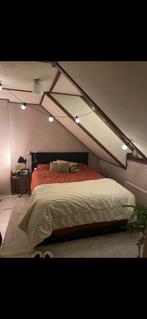 MALM IKEA bed 140x200 met lades + lattenbodems, Ophalen, Gebruikt, Bruin, Tweepersoons