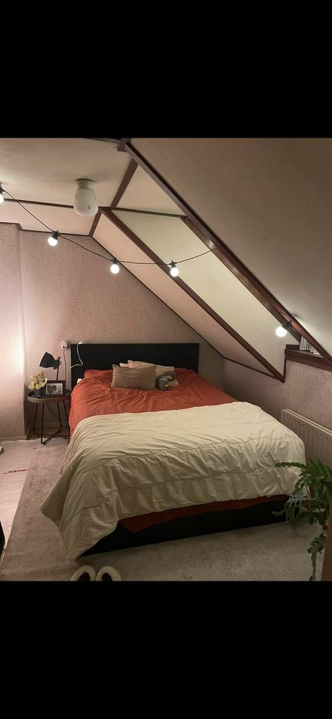 MALM IKEA bed 140x200 met lades + lattenbodems, Huis en Inrichting, Slaapkamer | Bedden, Gebruikt, Tweepersoons, 140 cm, 200 cm