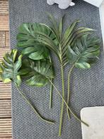 Kunstplanten Set - Monstera & Palmblad, Ophalen of Verzenden, Zo goed als nieuw, Binnen