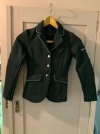 Wedstrijdjasje zwart Equitheme mt 152, Dieren en Toebehoren, Paardrijkleding, Kinderen, Dressuur, Ophalen of Verzenden, Zo goed als nieuw