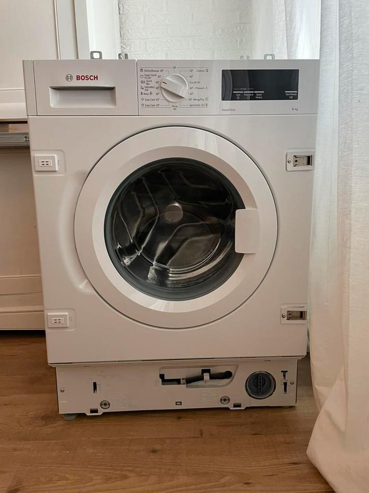 Bosch inbouw wasmachine WIW24341EU, Witgoed en Apparatuur, Wasmachines, Zo goed als nieuw, Voorlader, 6 tot 8 kg, Minder dan 85 cm