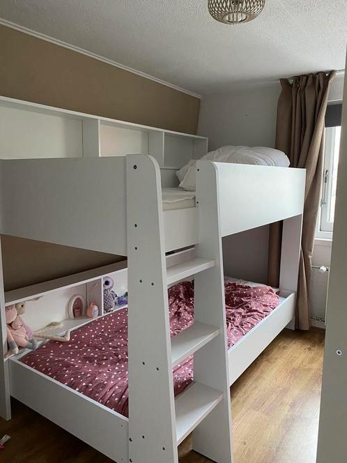 Stapelbed Sway met ladder en opbergvakjes 90x200cm, Kinderen en Baby's, Kinderkamer | Stapelbedden en Hoogslapers, Gebruikt, Stapelbed
