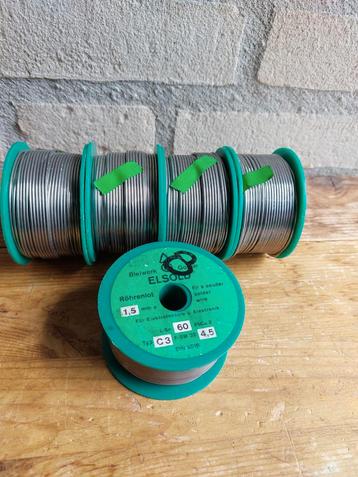 Elsold Soldeerdraad 1.5mm - 5 Rollen in 1 koop beschikbaar voor biedingen