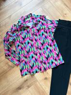 Studio anneloes set xxl poppy blouse & franka broek zwart, Zwart, Maat 46/48 (XL) of groter, Ophalen of Verzenden, Zo goed als nieuw