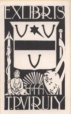 1515 Ex Libris Nederland : Jeanne Bieruma Oosting, 1929, Antiek en Kunst, Kunst | Etsen en Gravures, Verzenden