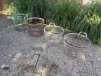 Antieke aardappelmanden van staal, Ophalen, Tuin, Gebruikt, Minder dan 60 cm