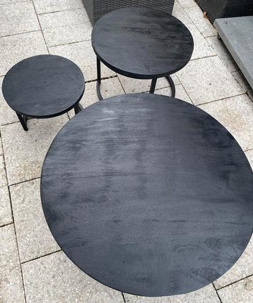 3 Salontafels (inschuifbaar)