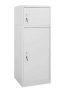 Zadelkast 140 cm staal lichtgrijs [ NIEUW ], Dieren en Toebehoren, Stalling en Weidegang