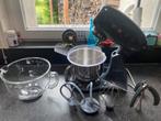 SMEG keukenmachine met extra glazen SMEG mixkom, 4 liter of meer, Gebruikt, 3 snelheden of meer, Ophalen of Verzenden
