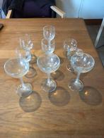 Diverse Borrelglazen - Set van 9, Ophalen, Glas of Glazen, Gebruikt, Glas