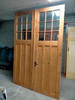 Super mooie oude grenen deuren 240 x 160., Doe-het-zelf en Verbouw, 215 cm of meer, Gebruikt, 120 cm of meer, Hout